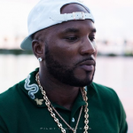 Jeezy Opts For A Gucci Cotton Polo With Snake Embroidery & Gucci Ace Web Coral Snake Sneakers