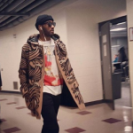 Passion For Fashion: John Wall Layered A Louis Vuitton Hooded Toggle Coat Over A 3.1 Phillip Lim Illustration Print Tee-Shirt