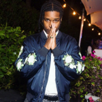 Expensive Taste: A$AP Rocky Wears A Dior Homme S/S 2016 Floral Patch Embroidered Bomber Jacket