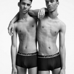Twin Models Jan Carlos Diaz & Hector Diaz For Calvin Klein By Willy Vanderperre