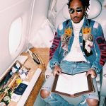 Future Spotted In A Dolce & Gabbana Denim Jacket And Rta Distressed Drawn On Jeans