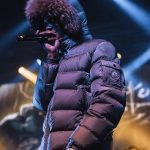 A-Boogie Wit Da Hoodie Performs In A Moncler Padded Fur Trim Coat