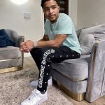 Spring Look: Justin Combs Wears Chrome Hearts Mesh Trackpants & Nike Air Force 1 Sneakers