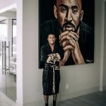 Boxer Devin Haney Wears A Versace Men’s Barocco Sleeve Robe