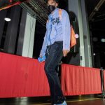 REMEMBERING VIRGIL ABLOH: Joshua Christopher Wears An Off-White Zip-Up Hoodie And Off-White x Nike Air Force 1 “MCA” Sneakers